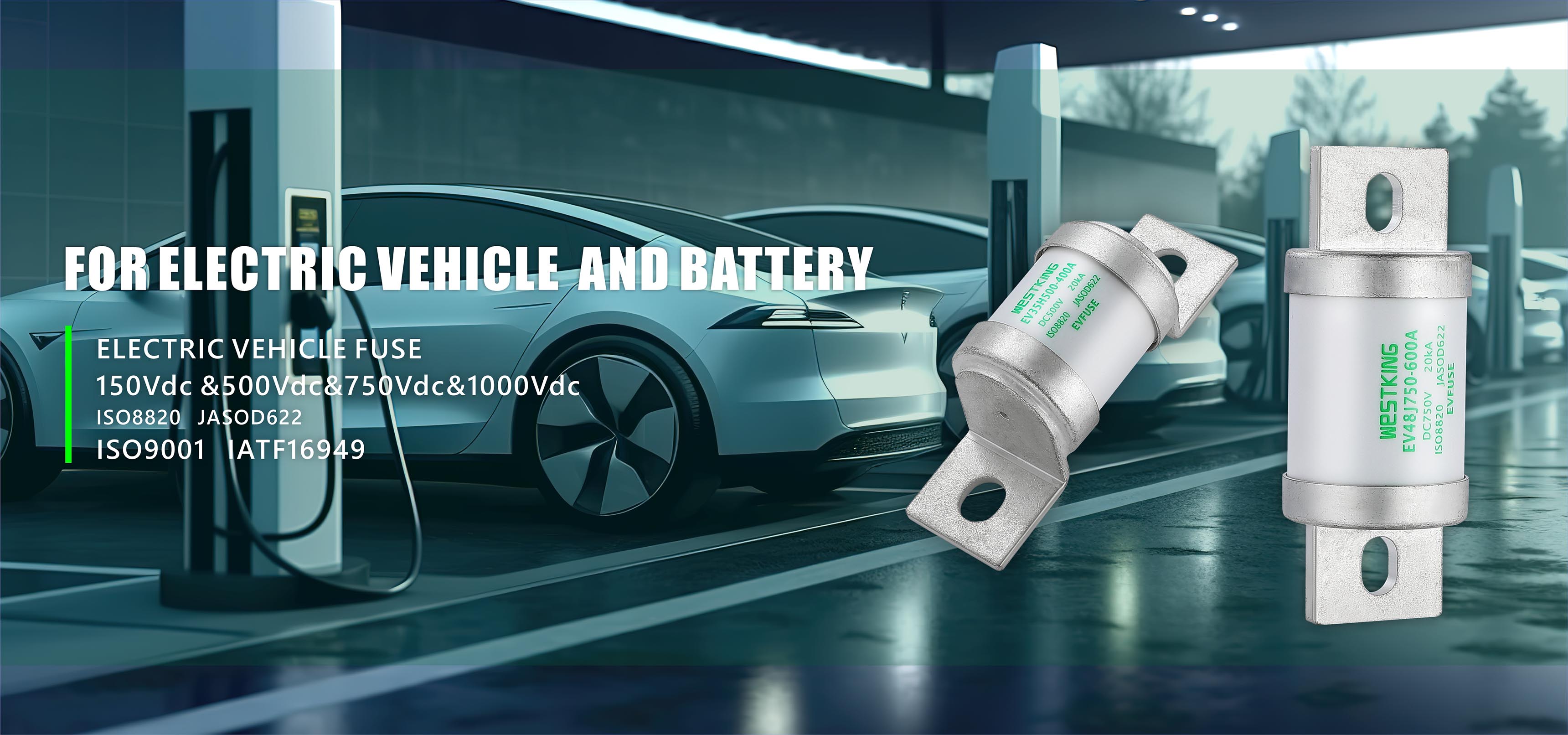 EV FUSE pro elektrická vozidla a továrnu na baterie